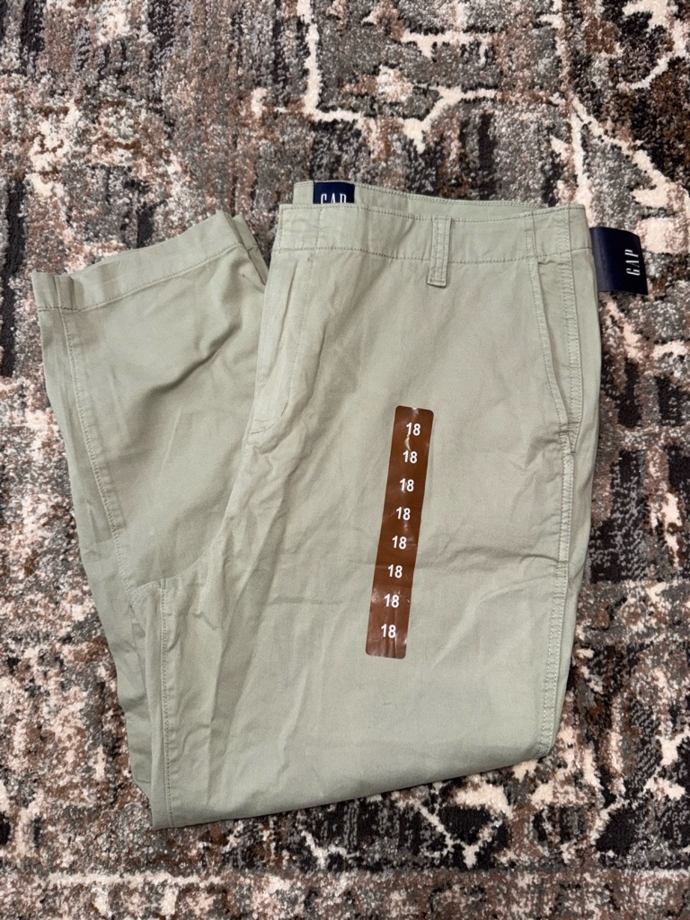 GAP Light Olive Slim Ankle Panrs